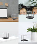 Newton's Cradle Desktop Toy With 7 Beads, Dope Kinetic Motion Science Gadget on desk, near children, and modern decor settings