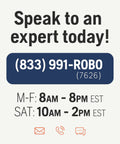 Customer service contact details with phone number and operational hours for speaking to an expert.