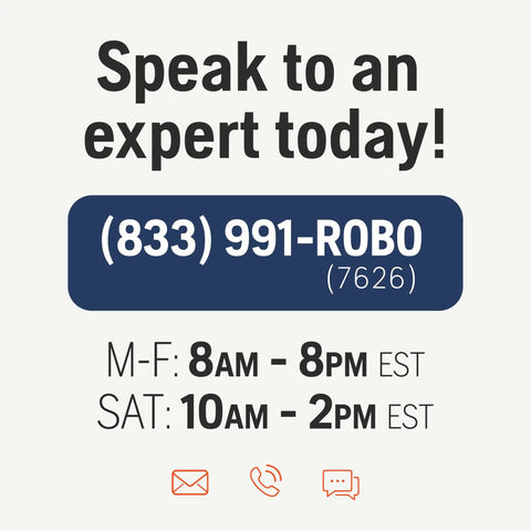 Customer support phone number and hours of operation displayed on a contact information graphic.