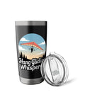 Hang Glider Whisperer Stainless Steel Insulated Tumbler With Bold Hang Gliding Artwork For Pilots And Fans 20 Oz With Lid