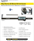 Brake Rotor Gauge With Large Digital Display Caliper For Quick In Wheel Measurements 0 To 3.2 Inch Range 0.0005 Inch Resolution