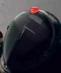 Red Beefed Up Stainless Steel And Plastic Nut Replacement For Fencing Gear And Tools on fencing mask, durable repair hardware part