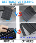 Destructive testing on ABS board versus plastic board for Wall Mounted Garage Storage Bins Organizer Rack With 30 Bins In Four Colors