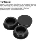 Three Piece Set T Shaped Silicone Plugs 39.3mm Diameter One And A Half Inch Round Rubber Stopper for sealing