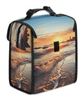Sunset View Beach Lunch Box Insulated Leak Proof Tote with large capacity for work beach picnics camping and travel