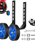 Bicycle Training Wheel Kit With Heavy Duty Support Bracket And Adjustable Wheel Design For Safe Home Practice components