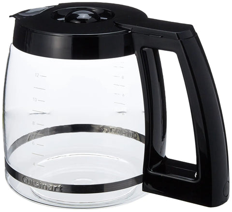 12-Cup Replacement Glass Carafe for Coffee Makers With Dripless Spout, Ergonomic Handle, And Knuckle Guard No-Fuss Easy-Clean