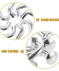 Close-up of Heavy Duty Metal Safety Latch Pins For Pallet Racks And Shelving Systems with 7mm drop pins and large flat heads