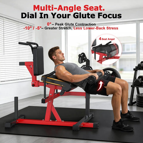 Man using Leg Extension And Curl Machine For Home Gym With Dual Mode Backrest Seated Extensions Or Prone Hamstring Curls 1000Lb