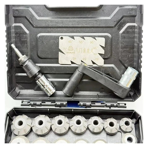 Awesome 27 To 40 Millimeter Hard Alloy Engine Valve Seat Reamer Tool With Precision Grinding Wheel For Easy Car Maintenance And DIY Repair Jobs That Make Your Auto Work Super Smooth And Durable. open case with 27-40mm alloy reamer set