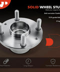 Rear Wheel Bearing And Hub Assembly 4-Lug Fit Ford Escort 1991-2003 Mazda Protege 1990-2003 MX-3 1992-1996 323 1989-1995