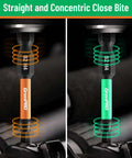 GrenPRO impact screwdriver bits set; two color-coded 2-inch bits, orange and green, S2 steel with 1/4-in hex shanks.