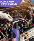 Mechanic using 100Pcs Heat Shrink Solder Seal Wire Connectors And 200Pcs Heat Shrink Tubing Kit With 350W Two Temp Mini Heat Gun for repair