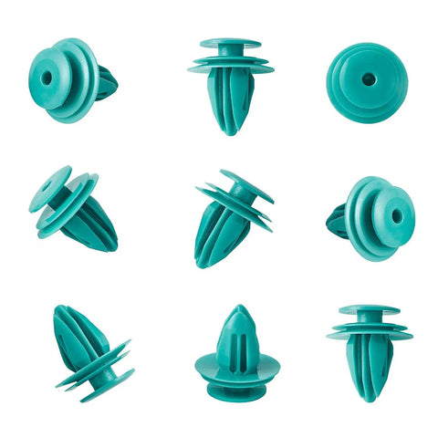100 Piece Heavy Duty Nylon Trim Door Panel Retainer Clips Replaces Oem 90467 10188 For Toyota Camry Corolla Tundra Tacoma Includes Quick Release Tool, various angles.
