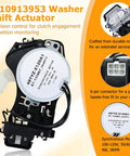 Washer Shift Actuator Kit With Pulley Clutch And Drive Belt For Maytag Kenmore Amana Whirlpool Crosley Washing Machines Replacement Part Set Easy Install Kit With Durable Components For Plug And Play Quick Fix And Smooth Quiet Washes Every Time. 6-pin connector