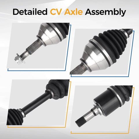 CV Axle Assembly 662286 for 2011 2019 Ford Explorer and 2013 2019 Police Interceptor Utility front view details