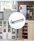 8 Pack Heavy Duty Magnetic Door Catch For Cabinets With 150Lb Strength Stainless Steel Construction in kitchen and wardrobe