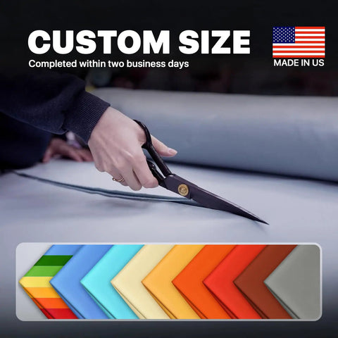 Custom fabric cutting with various color options for Beige Square Waterproof Sun Shade Sail 9.5 Ft By 9.5 Ft UPF50 Plus Canopy.