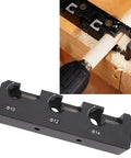 Heavy Gauge Aluminum Dowel Maker Jig Kit, Precision Tenon Cutter for precise cuts on 10mm, 12mm, 14mm boards.