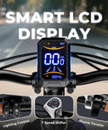 Adult Electric Bike For Daily City Hops, 26 Inch Step-Through Ebike With 350W Brushless Motor, 750W Peak Power, Top Speed Up To 20 MPH, 30-50 Mile Range, Removable Waterproof Battery, Smooth And Easy Ride smart LCD display on handlebars