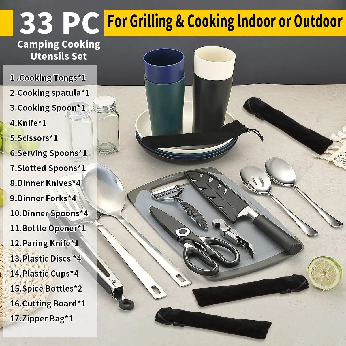 Ultimate Must Have Camping Utensil Set – Camping Essentials ✓