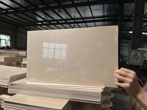 Baltic Birch plywood sheet for laser cutting and DIY crafts, 1/8 in (3 mm) thick, 11.8 x 20 in, light wood, 20-pack