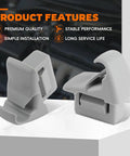 2 Piece Grey Sun Visor Holder Clip For Mitsubishi Lancer Outlander Sport ASX EVO 10 Front Left And Right Replacement Clip Bracket