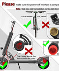 BUCKLOS eBike hydraulic disc brake set with 180mm rotors, 2-piston, left power-off, right 1800mm aluminum lever
