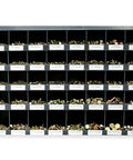 Grade 8 Bolt Bin Kit With Coarse Thread Fasteners Including Bolts Nuts Flat Washers And Lock Washers In One Quarter Inch