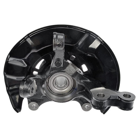 Close-up of Beefed-Up Front Steering Knuckles And Wheel Bearing Hub Assembly Replacement For 2009 2013 Toyota Corolla And 2009 2013 Toyota Matrix, 2-Piece Set