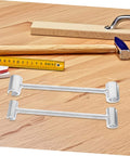 Adjustable Door Hinge Repair Tool Set Two Piece for Pro Grade Precision Hinge Adjustment and Gap Alignment on wooden surface