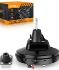 Badass Heavy Duty Vacuum Power Brake Booster Compatible With Ford F150 F200 Bronco 1988 To 1993 11 Inch showing steel diaphragm design.