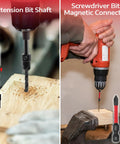 All In One Countersink Drill Bit Set For Woodworking With Quick Change 15 Piece Kit in use for precise woodworking.