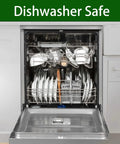 Five Compartment Kitchen Drawer Organizer White Plastic Silverware Tray Holds Flatware And Utensils Neatly Keeps Drawers Clutter Free With Zero Hassle Super Heavy Duty Non Slip Base For Home Cooks Total Game Changer inside a dishwasher.