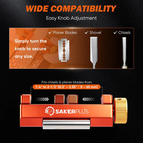 Locks Into Place Instantly With This Dead On Chisel Sharpening Jig And Smooth Operator Honing Guide for various blade sizes.