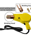 Portable Auto Body Dent Repair Kit With 110V Stud Welder showing interchangeable welding heads