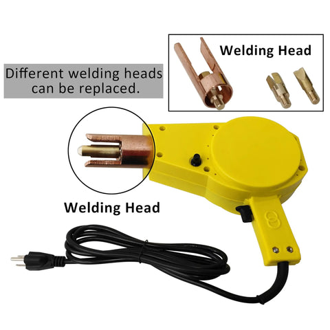 Portable Auto Body Dent Repair Kit With 110V Stud Welder showing interchangeable welding heads
