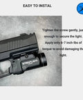 Hella Solid Streamlight TLR7 TLR7A Replacement Mounting Kit With Two Hex Allen Screws And Two Spacer Washers for a quick install on weapon lights.