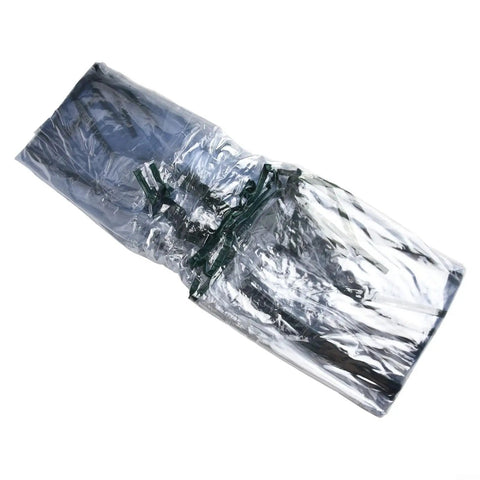 Clear PVC Greenhouse Cover For Raised Garden Bed Portable Heavy Duty Plant Protection Tent With Heat Retention Weatherproof Transparent Film For Vegetables And Flowers (Bracket Not Included)