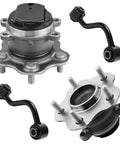 Rear Wheel Bearing Hub Kit For Nissan Rogue 2014-2018 And Rogue Sport 2017-2018 With 2 Wheel Bearings, 2 Hubs, And 2 Sway Bar Links