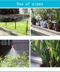 50 Foot One Quarter Inch Drip Irrigation Tubing For Lawn And Garden, Flexible Polyethylene Distribution Line Hose in garden use