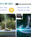 3 Tier Solar Bird Bath Fountain Pump With Soaring Waterfall Feature For Birdbath And Backyard Pond Outdoor Decor Easy To Install Low Maintenance And Solar Powered 2.5W in garden use