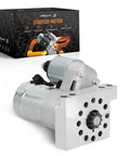 High Torque Mini Starter For Chevy Small Block And Big Block V8 153 And 168 Tooth Flywheel Compatible 1.4KW 1.88HP close-up view