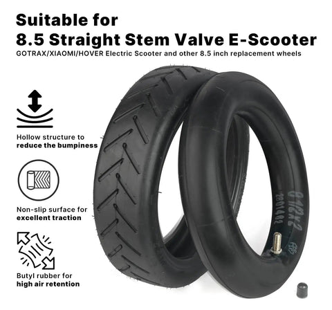 8.5 Inch Scooter Tire Tube Replacement For Gotrax Gxl V2 Xiaomi M365 And More Green Butyl Inner Tube Set 50 75 6.1 Pneumatic Tire