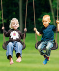 Two Pack Heavy Duty Swing Seats With 500 Pound Capacity And Wider Swing Board Anti Slip Surface Height Adjustable Rope From Fifty To Eighty Inches Built For Backyard Patio Garden Playground