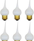 Beefed-Up Value Pack Of 6 Silicone Light Bulbs With Champagne Exterior, 7.5W Medium Base, Individually Boxed For Safe Shipping And Gift Ready
