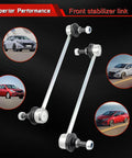 Two Pack Front Stabilizer Sway Bar Links Compatible With Versa 2007 2019, images of cars in background