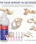 Strong Hold Jewelry Repair Glue With Ultra Fine Tip For Earrings And Necklaces Rhinestone And Gem Adhesive Quick Dry