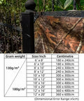 Heavy Duty Waterproof Tarp With Bionic Tree Camo Pattern on fence