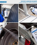 Grease-Free Dry PTFE Lubricant Spray For Metal, Plastic And Wood Surfaces used on various equipment